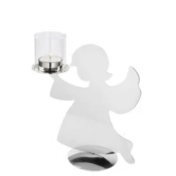 Fink Living Fink HOLLYWORKER Kerzenhalter XL - 25 X 13 X 30 Cm - Edelstahl