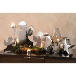 Fink Living Fink HOLLYWORKER Kerzenhalter XL - 25 X 13 X 30 Cm - Edelstahl -Kähler Store unnamed file 1009