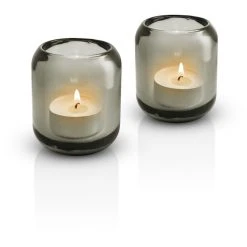 Eva Solo Acorn Teelichthalter 2er Set - 2 Stück à Ø 6,5 Cm - Höhe 8 Cm - Stone -Kähler Store unnamed file 1016