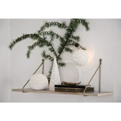 Kähler Design Kähler Nobili Teelichtleuchter Groß - Ø 12 - Höhe 30 Cm - Snow White -Kähler Store unnamed file 1035