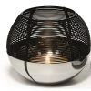 Philippi Luna Teelicht Windlicht S - 10 X 10 X 9 Cm - Edelstahl-schwarz