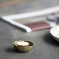 House Doctor Egg Teelichthalter 6er-Set - 7x6x2,3 Cm - Messing -Kähler Store unnamed file 1041