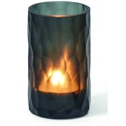 Philippi SofiaTeelichthalter Glas - 5x5x8,5 Cm - Nachtblau