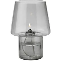 RIG-TIG By Stelton VIVA Hurricane Windlicht - Ø 16,5 - Höhe: 10,5 Cm - Smoke