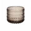 Iittala Kastehelmi Windlicht Stimmungsbeleuchtung - ø 6,4 Cm - Linen
