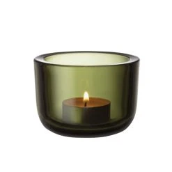 Kähler Store 5 Iittala Valkea Teelichthalter - ø 7 Cm - Höhe 6 Cm - Moss Green