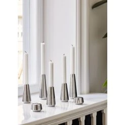 Rosendahl Copenhagen Grand Cru Teelichthalter - ø5,6 Cm - Höhe 3,5 Cm - Chrom -Kähler Store unnamed file 1144