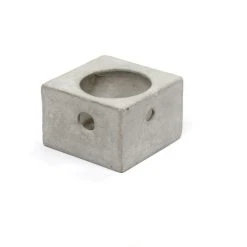 Serax BETON Teelichthalter - 10x10x8 Cm - Zementgrau