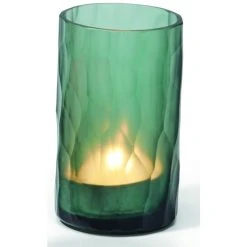 Philippi Sofia Teelichthalter Glas - 5x5x8,5 Cm - Grün