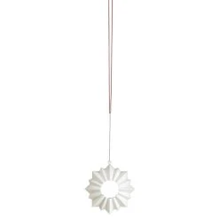 Kähler Design Kähler Stella Teelichthalter Hängend - Ø 13,5 - Höhe 13,5 Cm - White