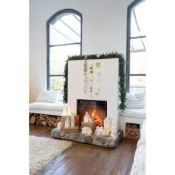 Räder LIVING Waldhütte Kerzenhalter - 18x10x12 Cm - Weiß -Kähler Store unnamed file 1253