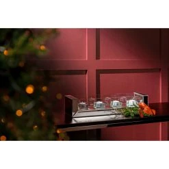 Fink Living Fink DILARA Teelichthalter - 4-flammig - 53x11x10 Cm - Klar -Kähler Store unnamed file 1262