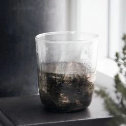 House Doctor Gem Teelichthalter - Höhe 10 Cm - Ø 8,5 Cm - Klar, Grau -Kähler Store unnamed file 1299