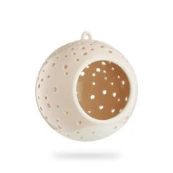 Kähler Design Nobili Kugel - ø12 Cm - Höhe 13 Cm - Nude