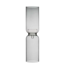 Iittala LANTERN Teelichthalter - Ø 16 Cm - Höhe 60 Cm - Dark Grey