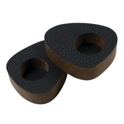 Lind DNA Curve Hippo Teelichthalter - 2er Set - 2er Set - 8x10x5,6 Cm - Nature/black-anthracite