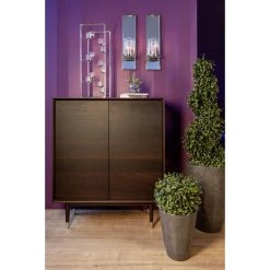 Fink Living Fink GUNIA Leuchter - 24x24x70 Cm - Silberfarben -Kähler Store unnamed file 1346