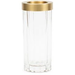 Riviera Maison Rivièra Maison Flariton Teelichthalter - Ø 11 Cm - Höhe 25 Cm - Transparent