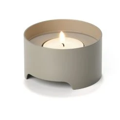 ZONE Denmark Singles Teelichthalter - 7,5x7,5 Cm - Höhe: 4,2 Cm - Mud