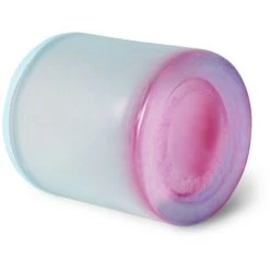 HK Living Glass Teelichthalter - Höhe 10 Cm - Ø 9 Cm - Sky -Kähler Store unnamed file 1473