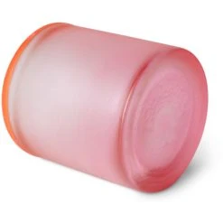 HK Living Glass Teelichthalter - Höhe 10 Cm - Ø 9 Cm - Cherry -Kähler Store unnamed file 1481