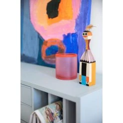 HK Living Glass Teelichthalter - Höhe 10 Cm - Ø 9 Cm - Cherry -Kähler Store unnamed file 1484