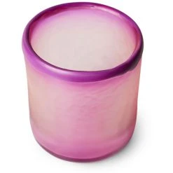 HK Living Glass Teelichthalter - Höhe 10 Cm - Ø 9 Cm - Purple -Kähler Store unnamed file 1487