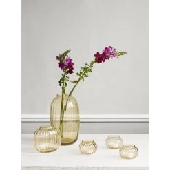 Holmegaard Primula Teelichthalter - Ø 9,5 Cm - Höhe: 6 Cm - Gelb -Kähler Store unnamed file 1495