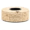 Riviera Maison Rivièra Maison Beaded Teelichthalter - Ø 10 Cm - Höhe 3 Cm - Natürlich