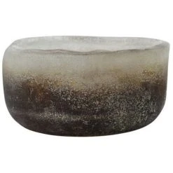 House Doctor Pearl Teelichthalter - Höhe 6 Cm - Ø 9 Cm - Grau