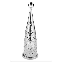 Fink Living Fink BIRILLO Windlicht M - ø 11 Cm, Höhe 32 Cm - Vernickelt