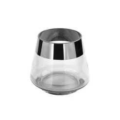 Fink Living Fink JONA Teelichthalter - Ø 15 Cm - Höhe 13 Cm - Transparent