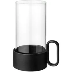 Blomus YURAGI Windlicht - 11x15x21 Cm - Black