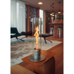 Höfats SPIN 90 Tischfeuer - Ø 19 Cm - Höhe 40,5 Cm - Grau -Kähler Store unnamed file 2