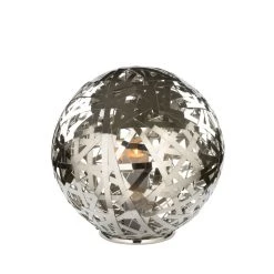 Fink Living Fink MOLA Windlicht XL - ø 50 Cm - Vernickelt