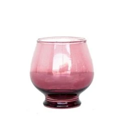 Urban Nature Culture Swinging 70s Teelichthalter - Höhe 7,8 Cm - Ø 8 Cm - Windsor Wine