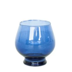 Urban Nature Culture Swinging 70s Teelichthalter - Höhe 7,8 Cm - Ø 8 Cm - Sodalite Blue