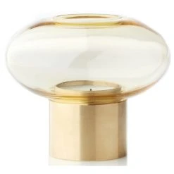 Applicata Hurricane Windlicht S - Höhe 9 Cm - Ø 10 Cm - Amber