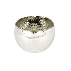 Lambert DINO Schüssel / Windlicht - Höhe 9,5 Cm - Ø 12 Cm - Vernickelt