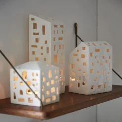 Kähler Design Kähler Urbania Lichthaus Teelichthalter - 7,5 X 7,5 X 22 Cm - Hochhaus -Kähler Store unnamed file 55