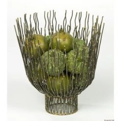 Lambert Jacmel Windlicht/Schale - Höhe 29 Cm Ø Ca. 28 Cm - Silberfarben -Kähler Store unnamed file 573