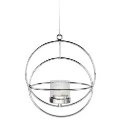 Kähler Store 7 Fink Living Fink LUA Teelichthalter - 22,5 X 19 X 19 Cm - Vernickelt