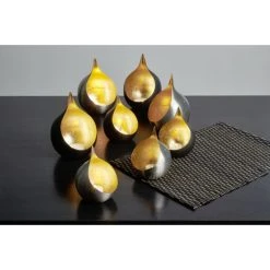 Lambert Caldera Windlicht - Höhe 35 Cm - Ø 24,5 Cm - Antik Zink Silber -Kähler Store unnamed file 644