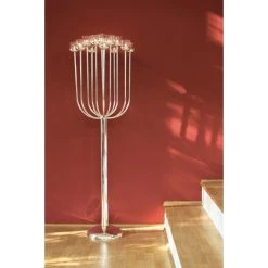 Fink Living Fink TOPLIGHT Bodenleuchter - ø 39 Cm - Höhe 124 Cm - Vernickelt -Kähler Store unnamed file 671