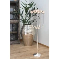 Fink Living Fink TOPLIGHT Bodenleuchter - ø 39 Cm - Höhe 124 Cm - Vernickelt -Kähler Store unnamed file 672