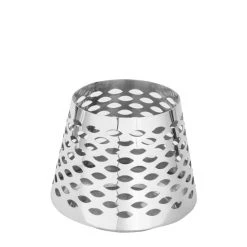 Fink Living Fink LUMA Windlicht - Ø 13 Cm - Höhe 16 Cm - Silberfarben