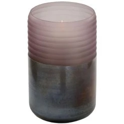 Fink Living Fink LEONE Vase/ Windlicht - Ø 16,5 Cm - Höhe 32 Cm - Lila
