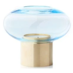 Applicata Hurricane Windlicht S - Höhe 9 Cm - Ø 10 Cm - Blue