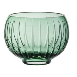 Zwiesel Glas SIGNUM Windlicht - Höhe 10 Cm - Ø 13,7 Cm - Smoky Green