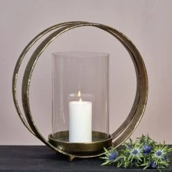 Lambert Lumberto Windlicht - Höhe 45,5 Cm - Bronze Antik -Kähler Store unnamed file 752